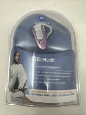 Motorola H505 Bluetooth Wireless Hands free Headset PINK BRAND NEW Open Box