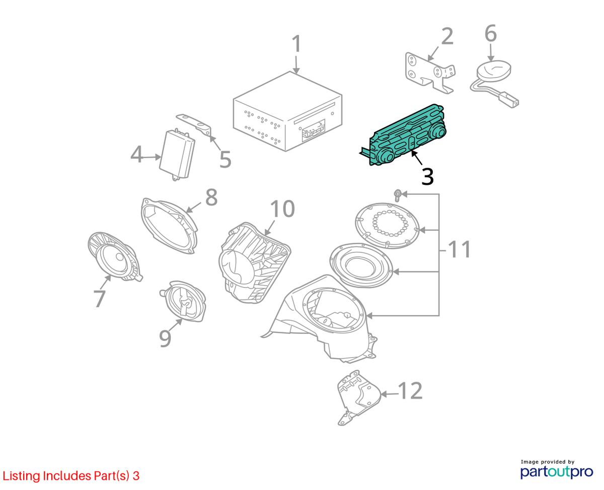 06 08 Mitsubishi Eclipse Rockford Fosgate Radio CD Control