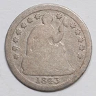 1843-P Seated Liberty Half Dime — photo from another recent sale