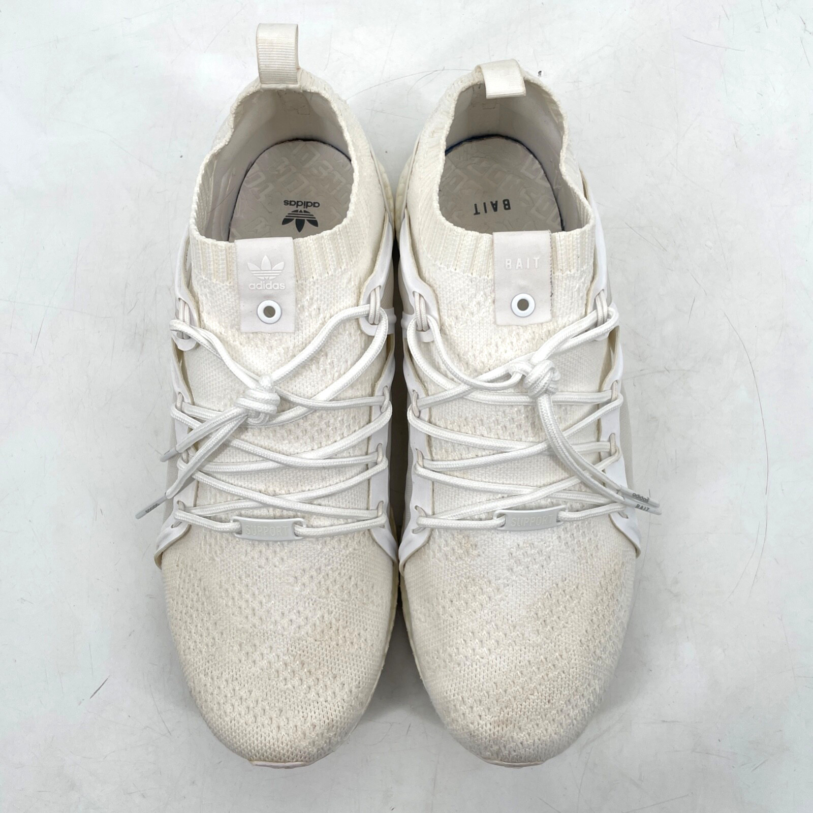 Adidas X BAIT mens US 11 EU 45.5 Equipment Support 93/16 Triple White lace up thumbnail 3
