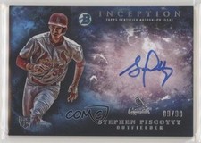 2016 Bowman Inception Rookie Auto Blue 89/99 Stephen Piscotty #RA-SP Auto 0g4