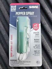 SABRE Pepper Spray with Fast Flip Top Safety and Snap-Clip Keychain
