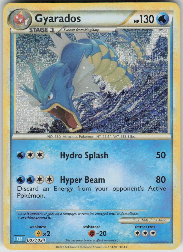 Gyarados 007/034 Trading Card Game Classic for sale | eBay