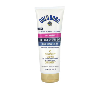 Gold Bond, Age Renew, Retinol Overnight Body & Face Lotion, Retinol-Lotion für K