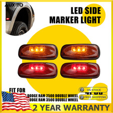 Universal 4X LED Front Rear Side Marker Light...