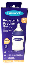 Lansinoh Breastmilk Feeding Bottle with NaturalWave Nipple 5oz BPA/BPS Free NEW