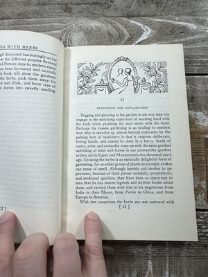 1970 Vintage Gardening Book “Gardening With Herbs” Illus | eBay