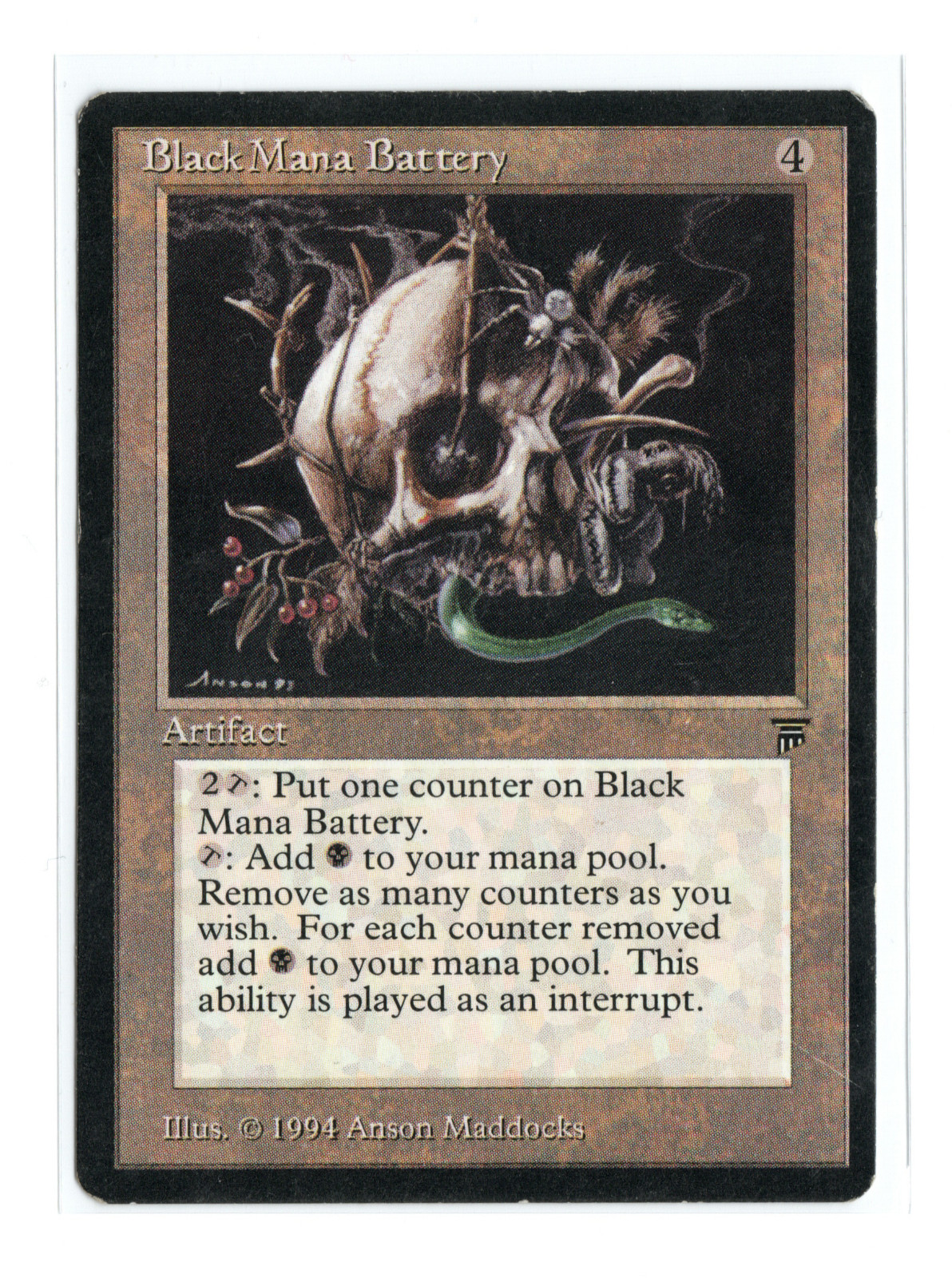 MTG - Black Mana Battery - Normal - Legends - LP