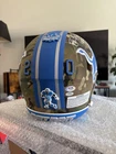 Barry Sanders Detroit Lions Autographed Football Helmet Hall of Fame PSA/DNA