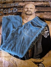 Vintage Quarry Wide leg baggy boot cut flared jeans 32/31