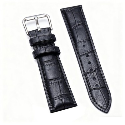 Modisches Uhrenarmband Aus Leder Und Edelstahl Mit Dornschließe Für Damen Und He