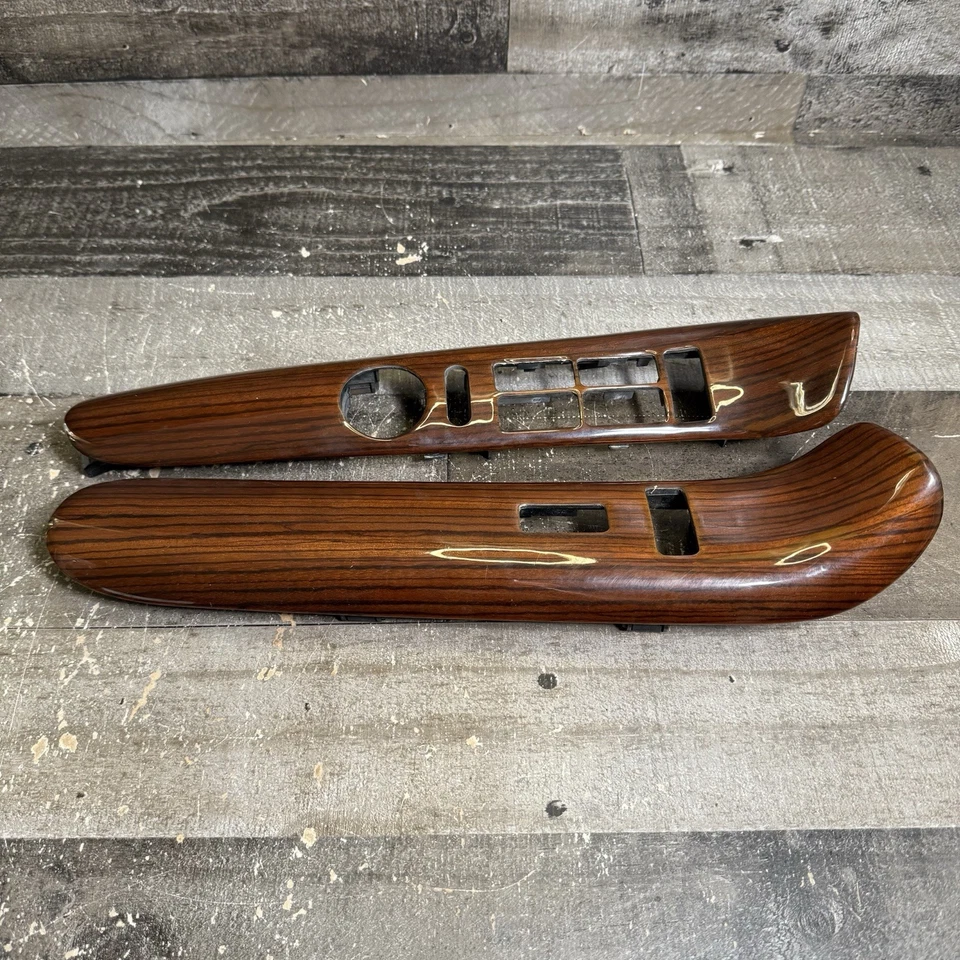 99-00 Cadillac Escalade GMC Yukon Denali выключатель стеклоподъемников ободки древесина - Изображение 4 из 4