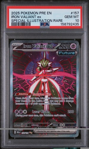 Iron Valiant ex graded PSA 10 for sale on eBay