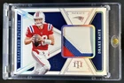 2025 Panini National Treasures Drake Maye Treasured Patch RC Holo Silver #/25