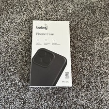 Bellroy Black Leather Phone Case for Apple Ip...