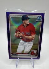 2020 Bowman - Chrome Prospects Bobby Dalbec #BCP-86 Purple Refractor /250 (RC)