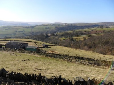Photo A2 Barrett, near Wilberlee, Colne Valley Pole Moor Taken from Moor c2013