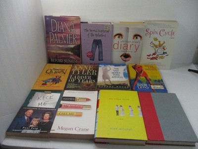 Diana Palmer Leto etc Book LOT of 12 Romance Fiction Novels Love Mixed chick Lit