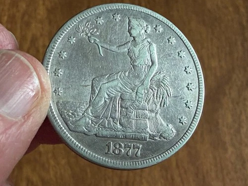 1877-P Trade Silver Dollar - Very Fine