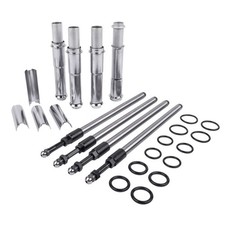 Adjustable Pushrods Chrome Cover Kit for Harley-Davidson Twin Cam Models 1999-20