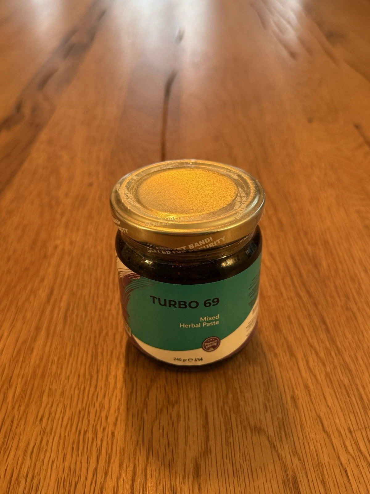 Turbo 69 Mixed Herbal Paste 240g - Brand New Box Damaged BBE 05/2026 4