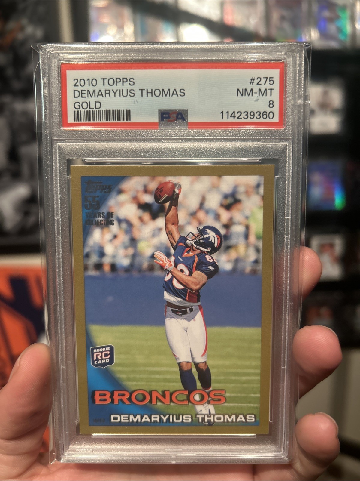 2010 Topps - Demaryius Thomas #275 Gold /2010 (RC) Denver Broncos