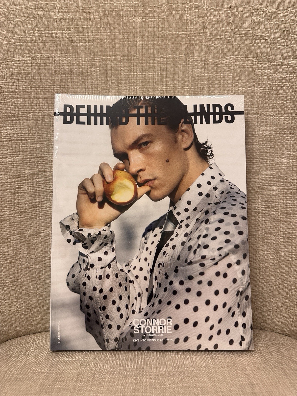 CONNOR STORRIE François Arnaud BEHIND THE BLINDS magazine #20 March 2026 SEALED