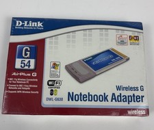 D-Link AirPlus G DWL-G630 Wireless G 54Mbps PCMCIA CardBus Adapter NEW SEALED