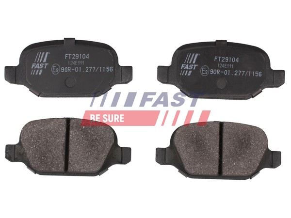 Bremsbelagsatz Scheibenbremse Fast FT29104 FüR Fiat Linea Jet 323AXC1A Multijet-image