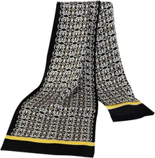 Fashion Mens 100% Silk Long Scarf/Cravat Scarives Double Layer