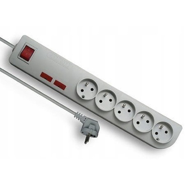SURGE PROTECTOR EXTENSION 5X Z/U ROUND SQUARE PSF2-503