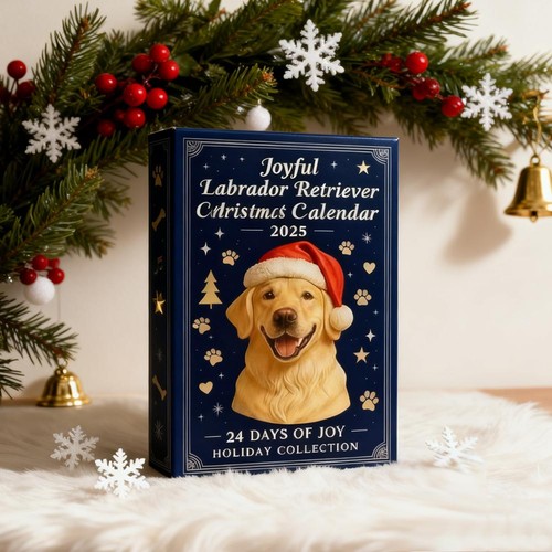 Fun Golden Retriever Advent Calendar 2025, Puppy-Themed Christmas G-ift Set - Picture 11 of 12