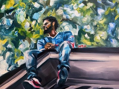 2014 Forest Hills Drive J. Cole Painting