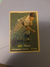 Roy Face Signed 1957 Topps Autographed Auto Baseball Card Vintage Retro Rare 