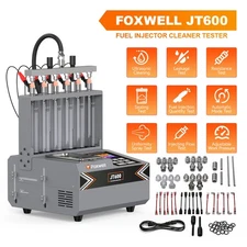FOXWELL GDI EFI Piezo Fuel Injector Cleaner Tester Ultrasonic Cleaning Machine