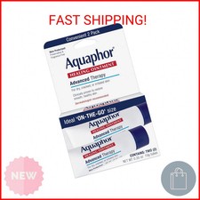 Aquaphor Healing Ointment Advanced Therapy Skin Protectant, 0.35 Oz Tube, 2 Pack