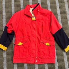 Vibrant color block 1980's Fleet Street women's everyday jacket size XS
