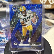 2025 Panini Mosaic - Romeo Doubs #130 Blue Scope Prizm