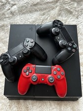 PlayStation 4 (PS4) 500GB Console Bundle – 3 Controllers & Cables