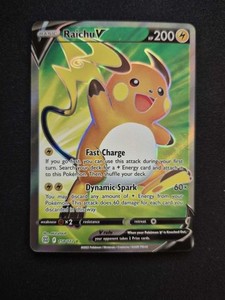 Raichu V 158/172 NM - Full Art Ultra Rare - Brilliant stars