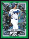 SHOHEI OHTANI 26 BOWMAN CHROME STERLING GREEN REFRACTOR CARD SP #11/99 *DODGERS*