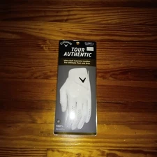 New Callaway Tour Authentic Leather Golf Glove Cadet Large Left for RHers