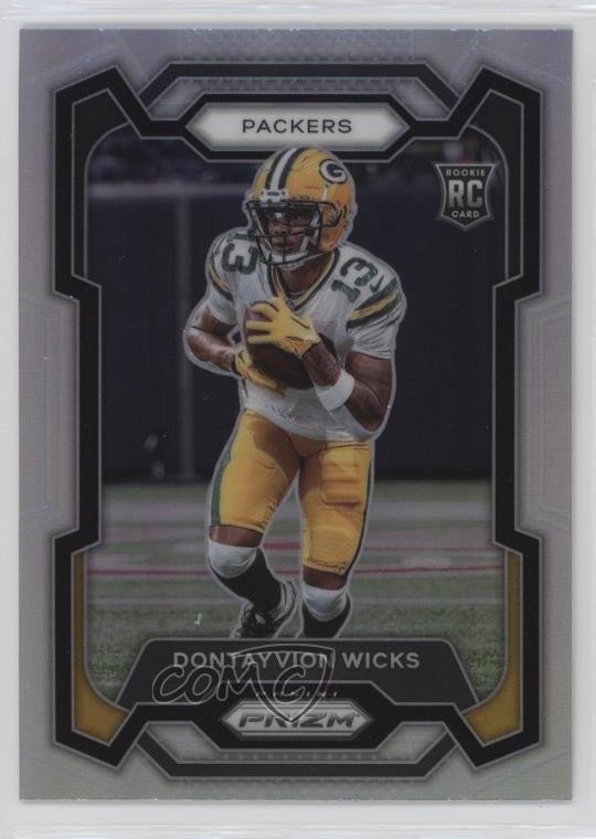 2023 Panini Prizm Rookies Silver Prizm Dontayvion Wicks #333 Rookie RC 1a53