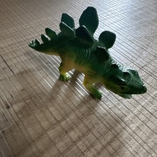 Stegosaurus Dinosaur Toy Figure Green Plastic Ages 3-7 Years