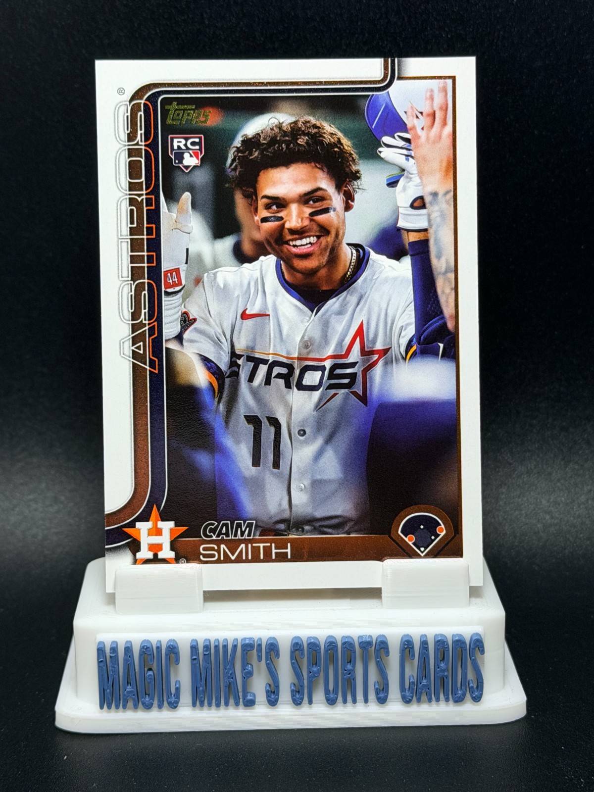 Cam Smith Rookie 2025 Topps Update #US298 Golden Mirror SP RC Houston Astros