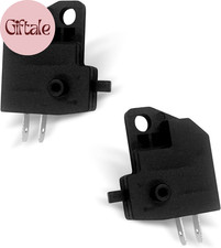 2 PCS Motorcycle Brake Light Switch, Left and Right Disc Brake Lights Switchs, H