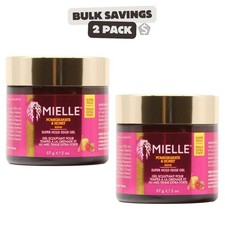 2 Pack MIELLE Pomegranate  Honey Super Hold Edge Gel 2oz 