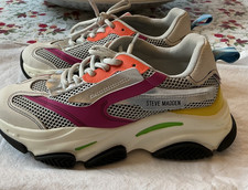 Steve Madden Possession Women s 8 Mesh Platform Sneakers Colorblock