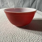 Vintage Pyrex #402 Pink Mixing Bowl 1.5 Qt Flamingo Pink Milk Glass 7” USA