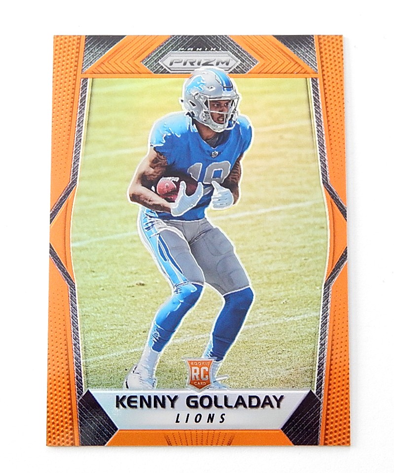 2017 Panini Prizm Orange Prizm Kenny Golladay RC #283 Lions #'d 033/275